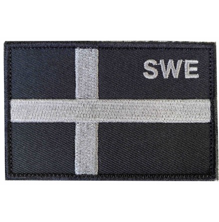 Svensk Flagga SWE med kardborre