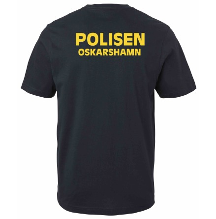 Funktions T-shirt med svensk flagga  OSKARSHAMN