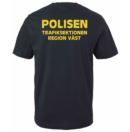 T-shirt bomull Trafikpolisen Reg Väst